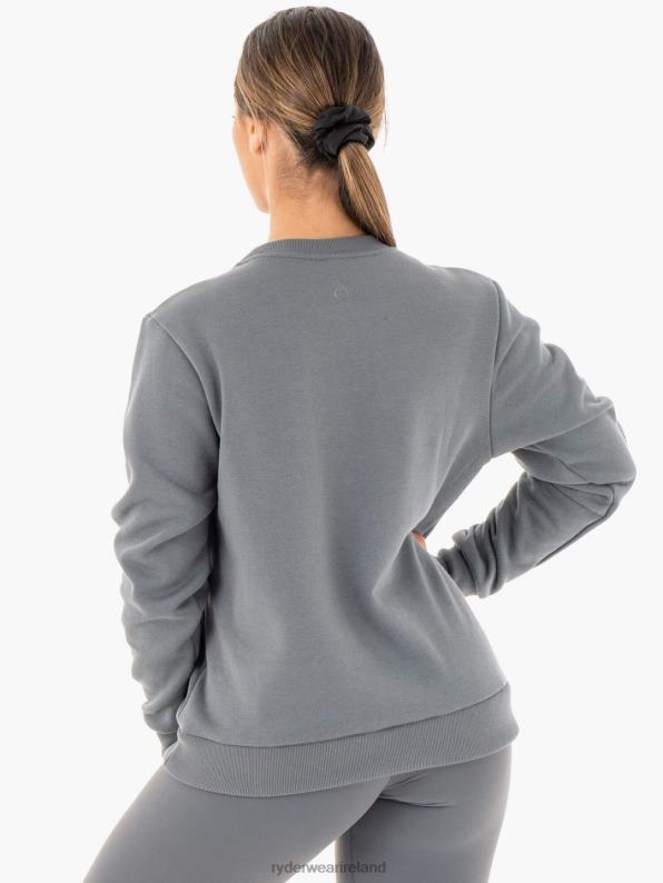 Ryderwear Motion Oversized Sweater Charcoal Women Clothing 4Z2T1074