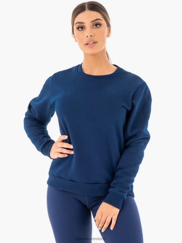 Ryderwear Motion Oversized Sweater Navy Women Clothing 4Z2T1077