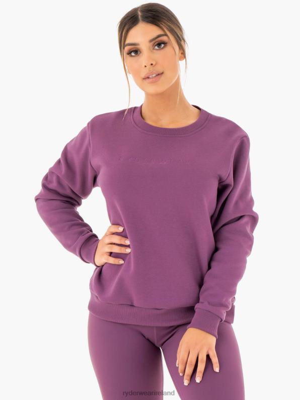 Ryderwear Motion Oversized Sweater Purple Women Clothing 4Z2T1078