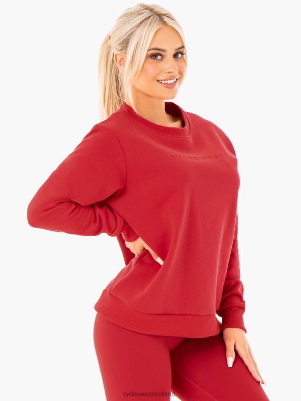 Ryderwear Motion Oversized Sweater Red Women Clothing 4Z2T1073