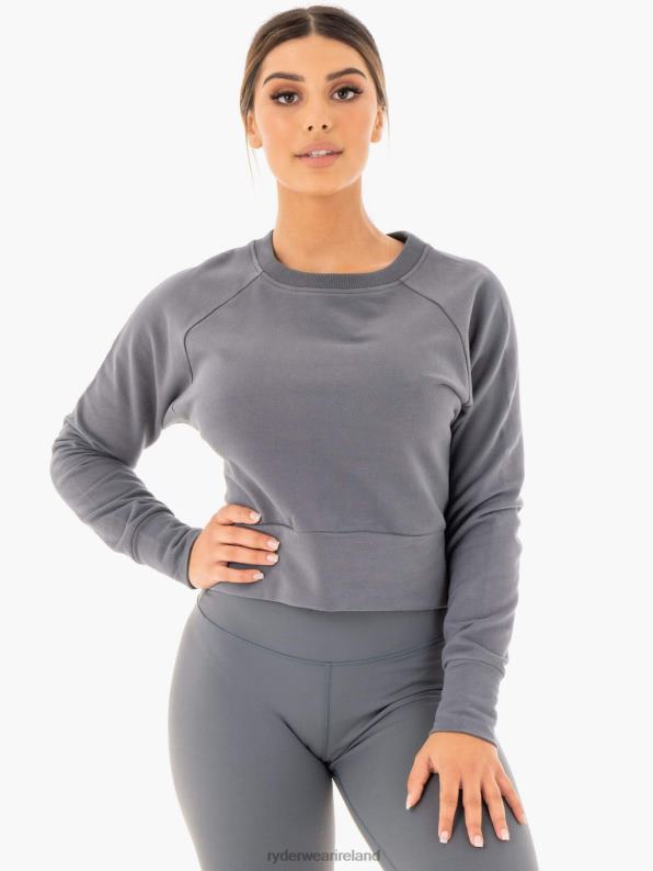 Ryderwear Motion Sweater Charcoal Women Clothing 4Z2T1065