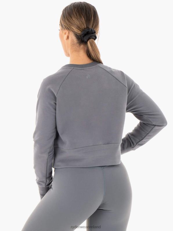 Ryderwear Motion Sweater Charcoal Women Clothing 4Z2T1065