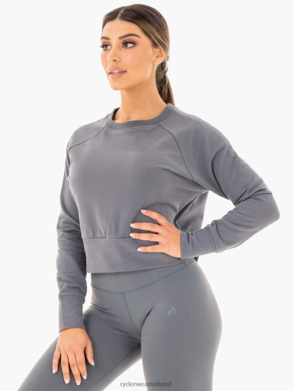 Ryderwear Motion Sweater Charcoal Women Clothing 4Z2T1065
