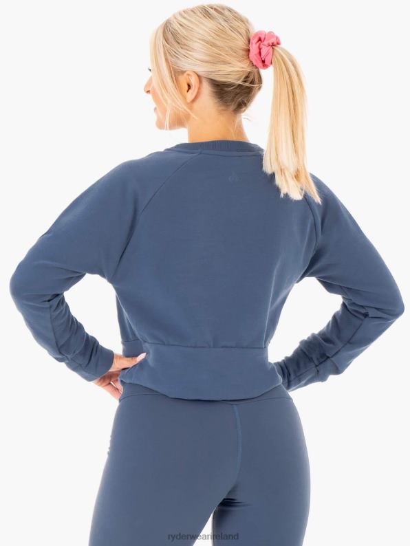 Ryderwear Motion Sweater Steel Blue Women Clothing 4Z2T1068