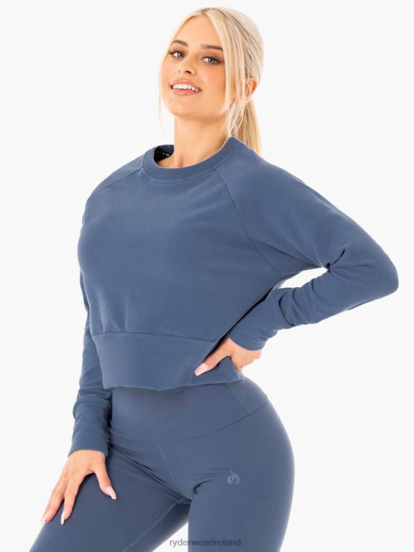 Ryderwear Motion Sweater Steel Blue Women Clothing 4Z2T1068