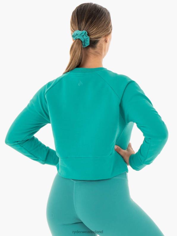 Ryderwear Motion Sweater Teal Women Clothing 4Z2T1067