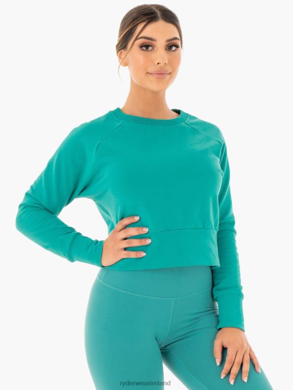 Ryderwear Motion Sweater Teal Women Clothing 4Z2T1067