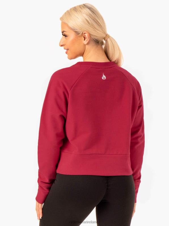 Ryderwear Motion Sweater Wine Red Women Clothing 4Z2T954