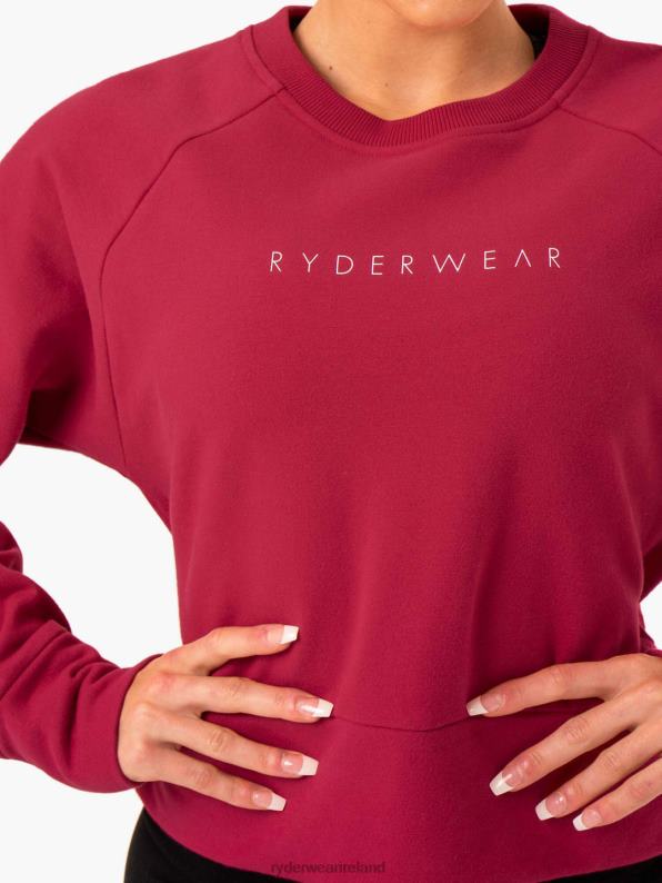 Ryderwear Motion Sweater Wine Red Women Clothing 4Z2T954