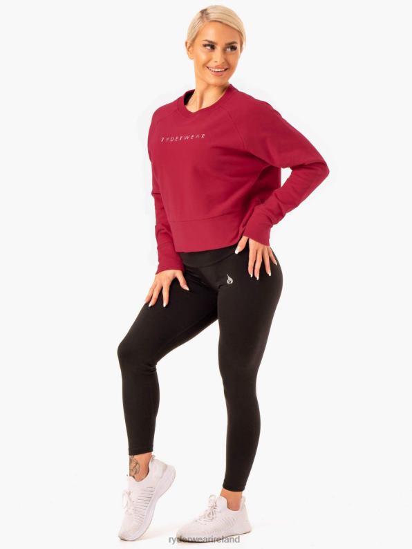 Ryderwear Motion Sweater Wine Red Women Clothing 4Z2T954