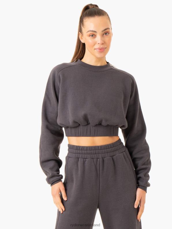 Ryderwear Sideline Sweater Charcoal Women Clothing 4Z2T848