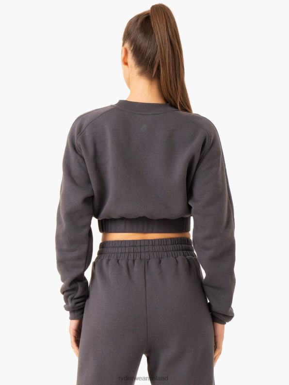 Ryderwear Sideline Sweater Charcoal Women Clothing 4Z2T848