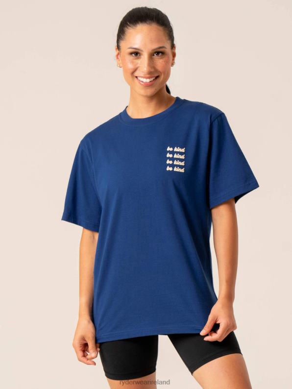 Ryderwear Be Kind T-Shirt Navy Women Clothing 4Z2T797