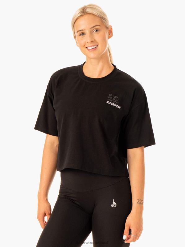 Ryderwear Edit T-Shirt Black Women Clothing 4Z2T875