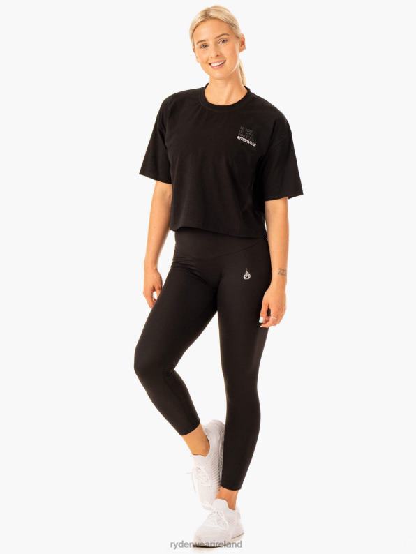 Ryderwear Edit T-Shirt Black Women Clothing 4Z2T875