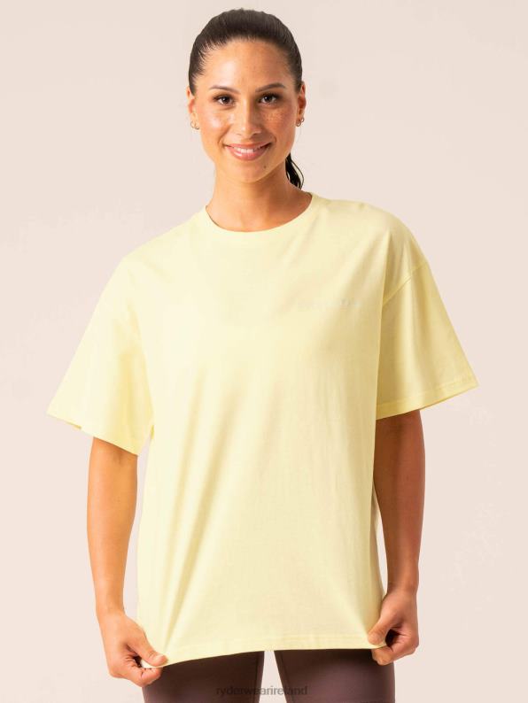 Ryderwear Embody Oversized T-Shirt Lemon Women Clothing 4Z2T744