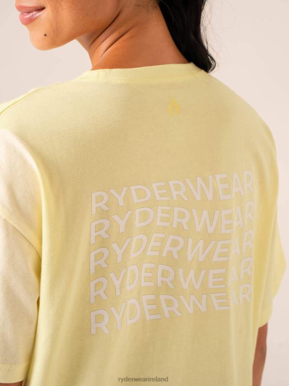Ryderwear Embody Oversized T-Shirt Lemon Women Clothing 4Z2T744
