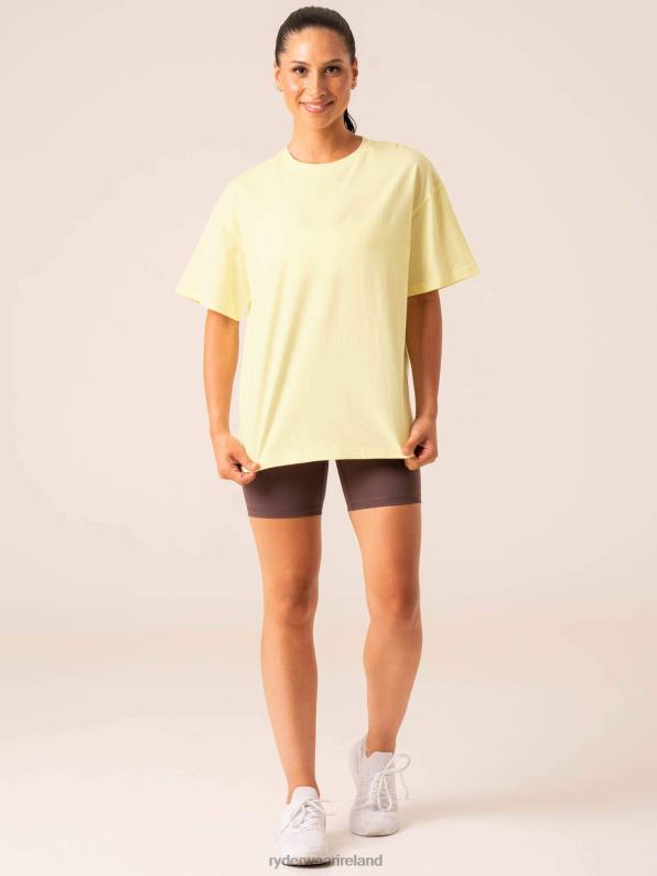 Ryderwear Embody Oversized T-Shirt Lemon Women Clothing 4Z2T744