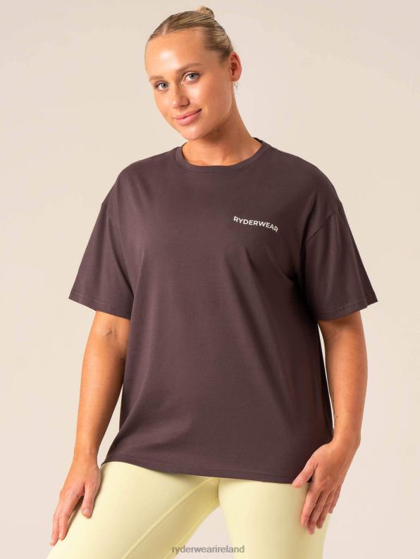 Ryderwear Embody Oversized T-Shirt Plum Women Clothing 4Z2T743