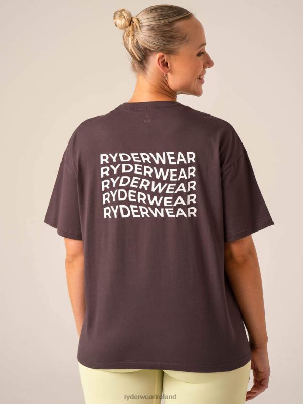 Ryderwear Embody Oversized T-Shirt Plum Women Clothing 4Z2T743