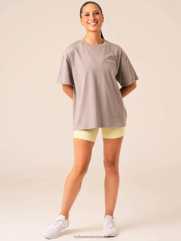 Ryderwear Embody Oversized T-Shirt Steel Grey Women Clothing 4Z2T745