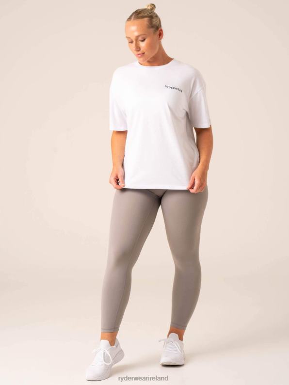 Ryderwear Embody Oversized T-Shirt White Women Clothing 4Z2T746