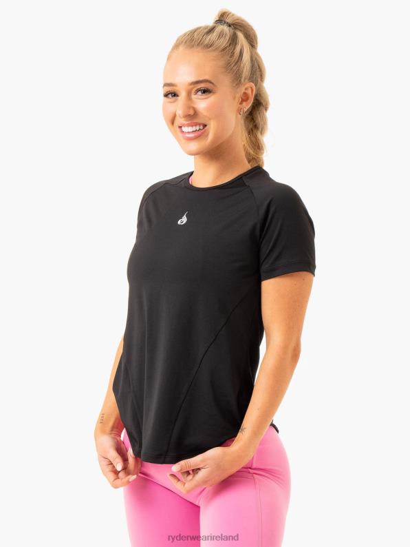 Ryderwear Level Up Training T-Shirt Black Women Clothing 4Z2T844