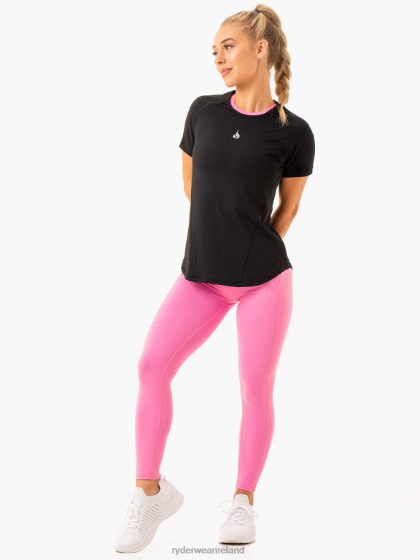 Ryderwear Level Up Training T-Shirt Black Women Clothing 4Z2T844