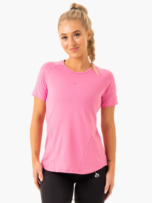 Ryderwear Level Up Training T-Shirt Pink Women Clothing 4Z2T843