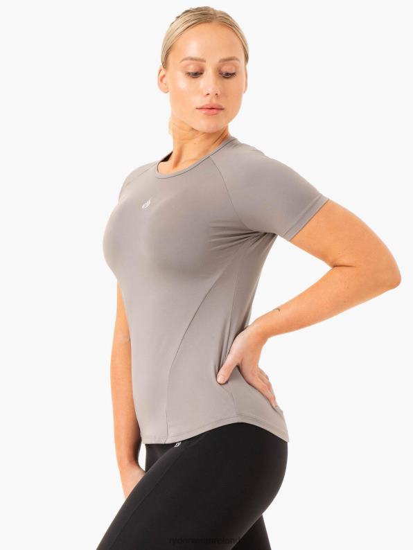 Ryderwear Level Up Training T-Shirt Steel Grey Women Clothing 4Z2T842
