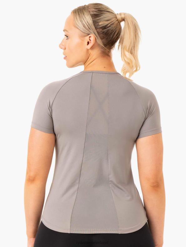 Ryderwear Level Up Training T-Shirt Steel Grey Women Clothing 4Z2T842