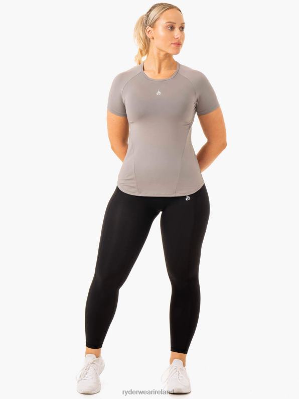 Ryderwear Level Up Training T-Shirt Steel Grey Women Clothing 4Z2T842