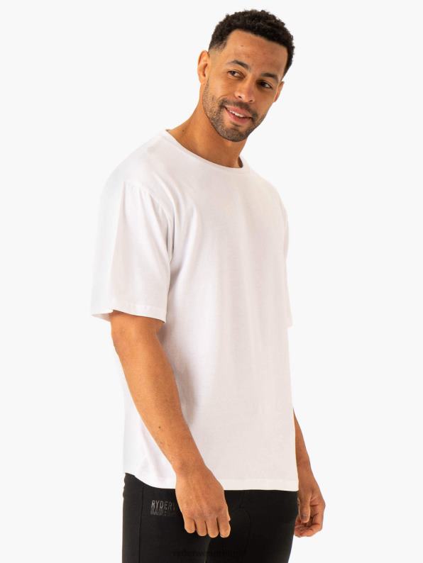 Ryderwear Lift Oversized Unisex T-Shirt White Women Clothing 4Z2T853