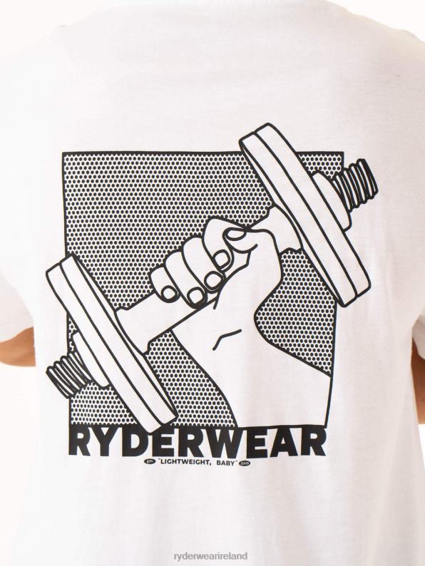 Ryderwear Lift Oversized Unisex T-Shirt White Women Clothing 4Z2T853