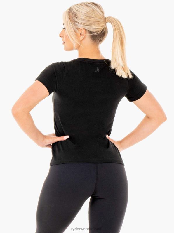 Ryderwear Motion T-Shirt Black Women Clothing 4Z2T1048