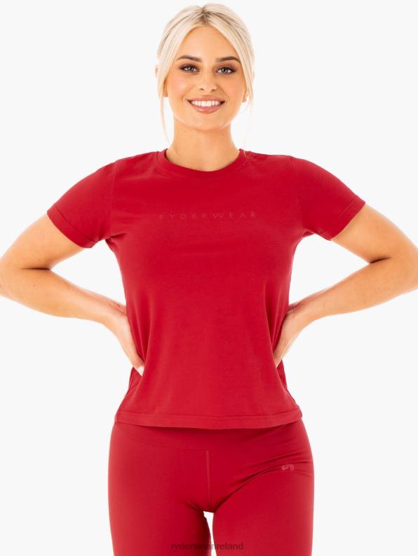 Ryderwear Motion T-Shirt Red Women Clothing 4Z2T1049