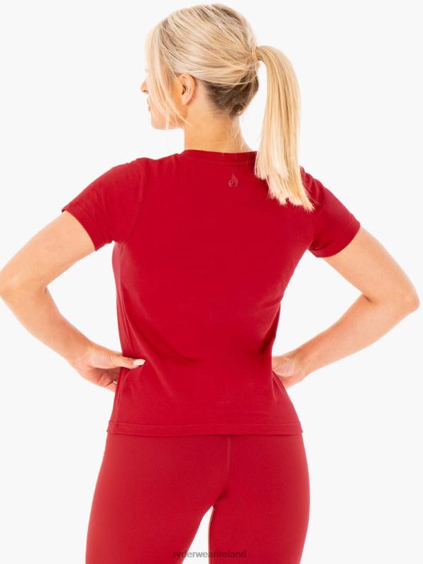 Ryderwear Motion T-Shirt Red Women Clothing 4Z2T1049