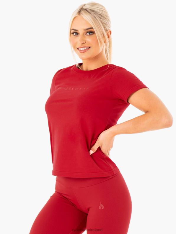 Ryderwear Motion T-Shirt Red Women Clothing 4Z2T1049