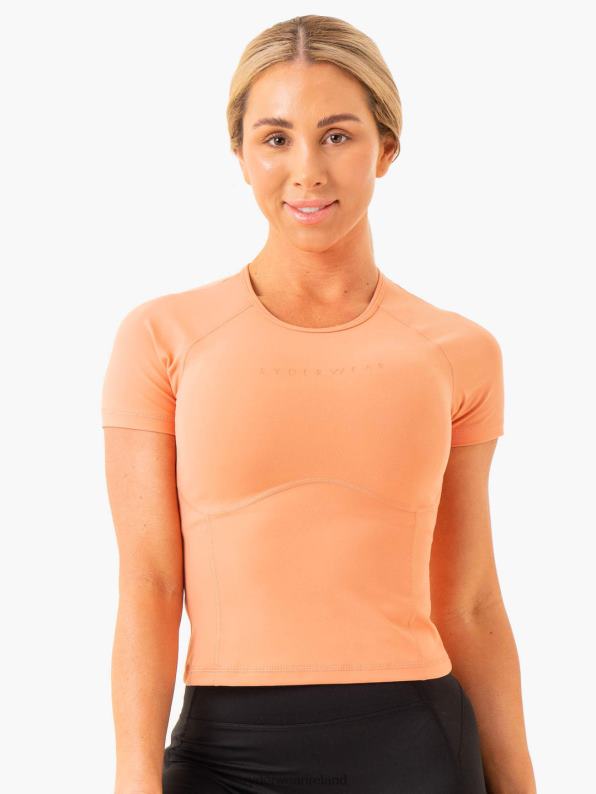 Ryderwear Nkd Frame Fitted T-Shirt Terracotta Women Clothing 4Z2T858