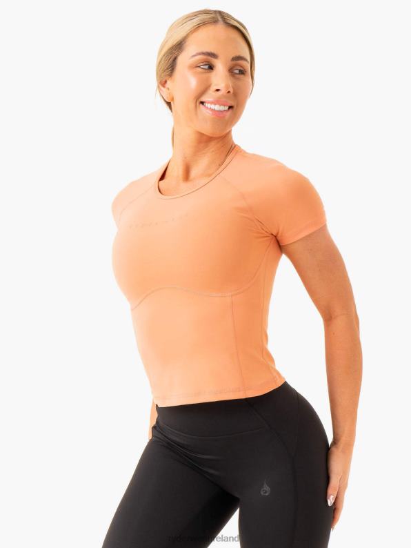 Ryderwear Nkd Frame Fitted T-Shirt Terracotta Women Clothing 4Z2T858