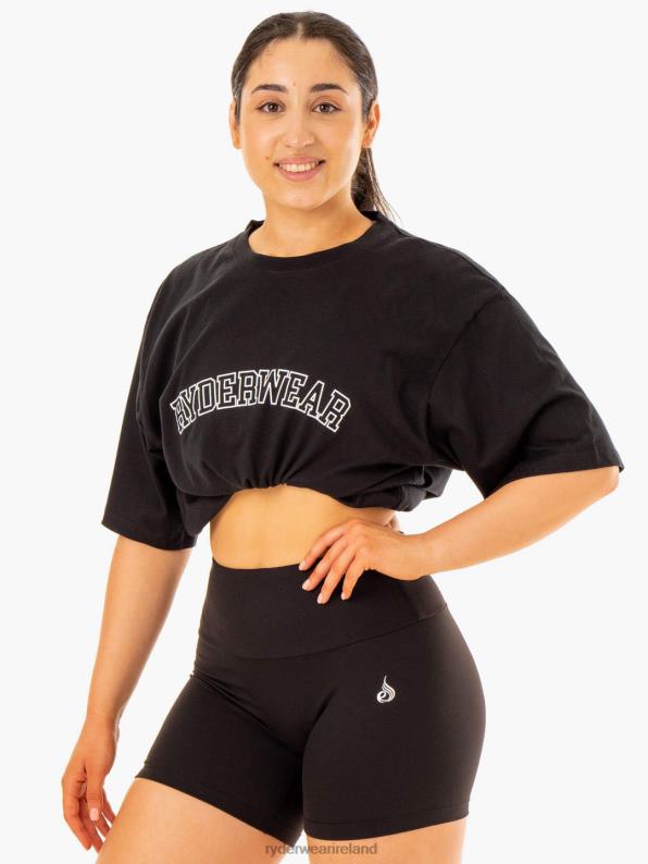Ryderwear Oversized T-Shirt Black Women Clothing 4Z2T1111