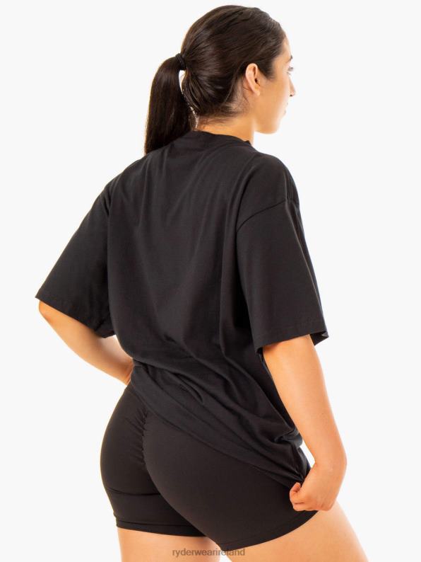 Ryderwear Oversized T-Shirt Black Women Clothing 4Z2T1111