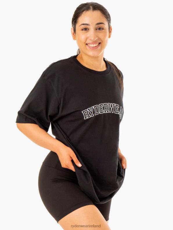 Ryderwear Oversized T-Shirt Black Women Clothing 4Z2T1111