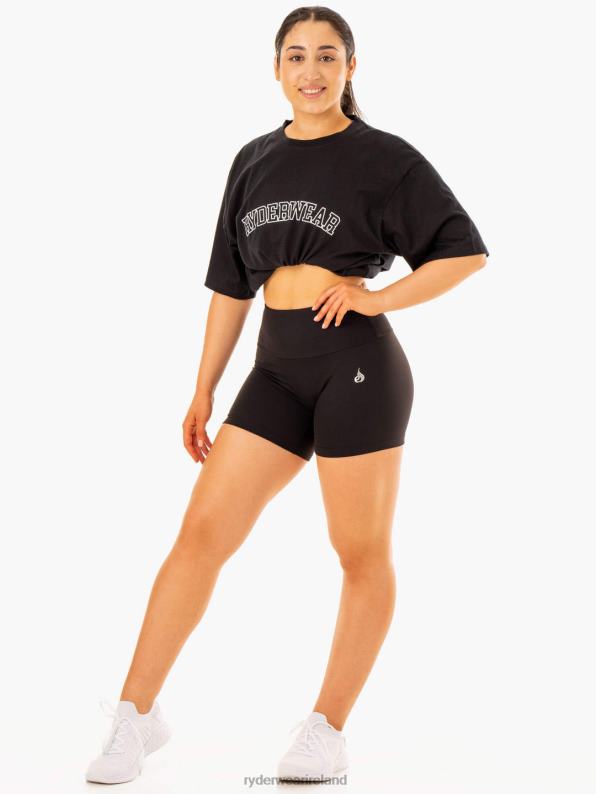 Ryderwear Oversized T-Shirt Black Women Clothing 4Z2T1111