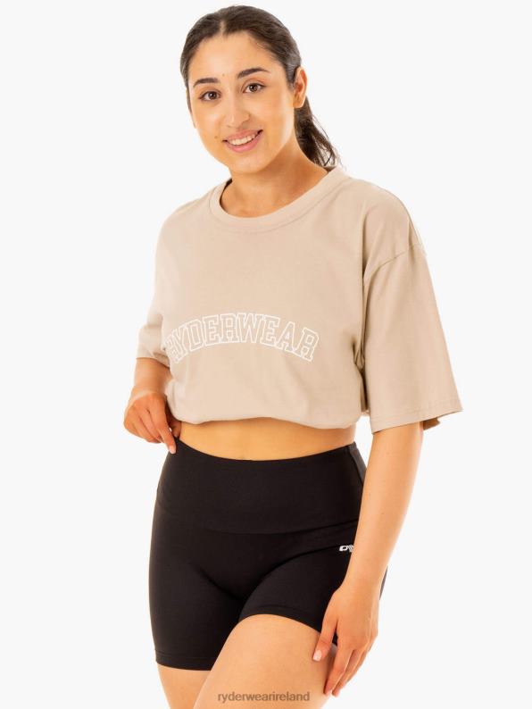 Ryderwear Oversized T-Shirt Sandstone Women Clothing 4Z2T1110