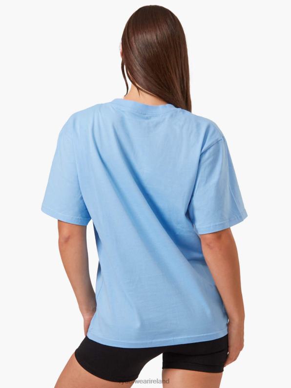 Ryderwear Oversized T-Shirt Sky Blue Women Clothing 4Z2T1104