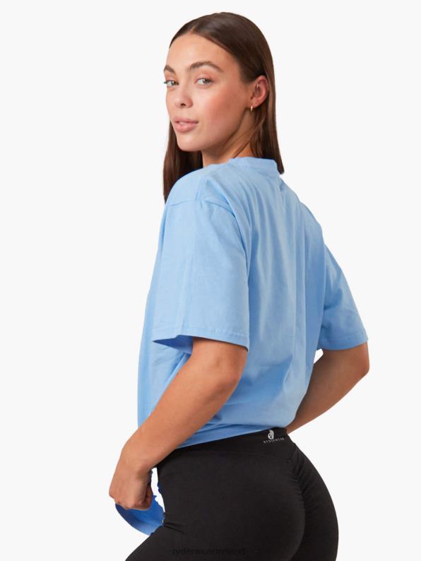 Ryderwear Oversized T-Shirt Sky Blue Women Clothing 4Z2T1104