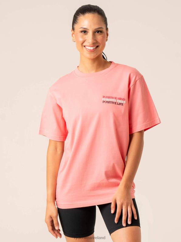 Ryderwear Positive Vibes T-Shirt Pink Women Clothing 4Z2T803
