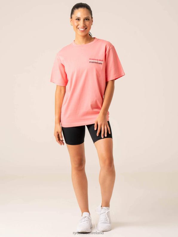 Ryderwear Positive Vibes T-Shirt Pink Women Clothing 4Z2T803