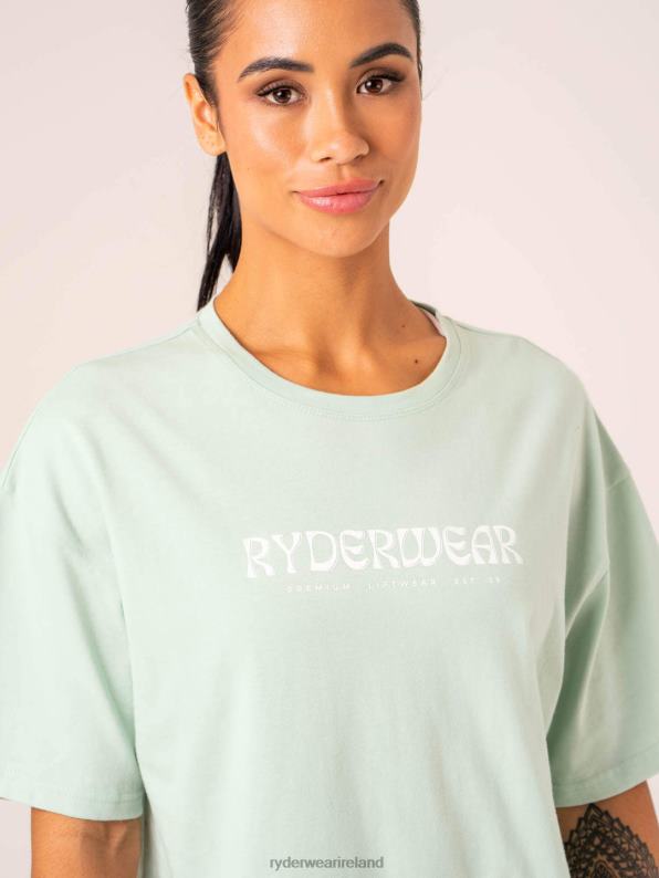 Ryderwear Retro Oversized T-Shirt Mint Women Clothing 4Z2T751